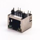 RJ45 Shielded Connector Single Port Angled Through Hole with LED RJ45 Shielded Connector Single Port Angled Through Hole with LED