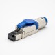 RJ45 Shielded Plug Straight 8P8C Through Hole Toolless CAT8 RJ45 Shielded Plug Straight 8P8C Through Hole Toolless CAT8