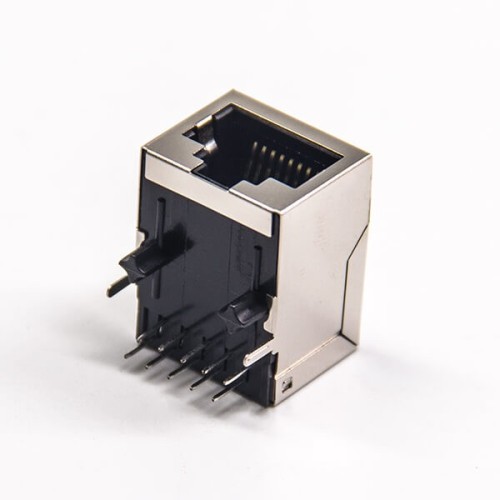 RJ45 Single Port Female Connector 8p8c Shieled Through Hole RJ45 Single Port Female Connector 8p8c Shieled Through Hole