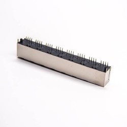 RJ45 Socket 8 Port PCB Through Hole Ethernet Network Connector Shielded 20pcs