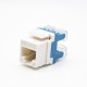 RJ45 Socket Cat6 Keystone Jack Dual IDC Type 180 Degree Unshielded 8 Pin Jack RJ45 Socket Cat6 Keystone Jack Dual IDC Type 180 Degree Unshielded 8 Pin Jack