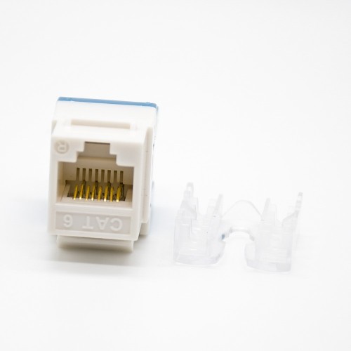 RJ45 Socket Cat6 Keystone Jack Dual IDC Type 180 Degree Unshielded 8 Pin Jack RJ45 Socket Cat6 Keystone Jack Dual IDC Type 180 Degree Unshielded 8 Pin Jack
