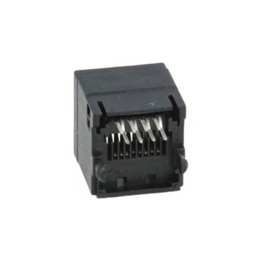 RJ45 Socket Connector Modular Grey Plastic 180 Degree PCB Mount Without Led 20(PCS) RJ45 Socket Connector Modular Grey Plastic 180 Degree PCB Mount Without Led 20(PCS)