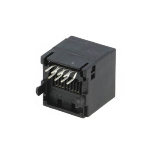 RJ45 Socket Connector Modular Grey Plastic 180 Degree PCB Mount Without Led 20(PCS) RJ45 Socket Connector Modular Grey Plastic 180 Degree PCB Mount Without Led 20(PCS)