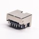 RJ45 Socket Female Right Angled Single Port Offset Type Through Hole with LED RJ45 Socket Female Right Angled Single Port Offset Type Through Hole with LED