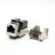RJ45 STP Cat6 90 Keystone Jack 110 IDC Type 8P8C Single Port Shielded Network Module RJ45 STP Cat6 90 Keystone Jack 110 IDC Type 8P8C Single Port Shielded Network Module