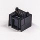 RJ45 Straight Coupler Single Port 8P8C Plastic Unshielded Connector without LED RJ45 Straight Coupler Single Port 8P8C Plastic Unshielded Connector without LED