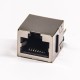 RJ45 Straight Network Connector Through Hole PCB Mount Shielded Jack RJ45 Straight Network Connector Through Hole PCB Mount Shielded Jack