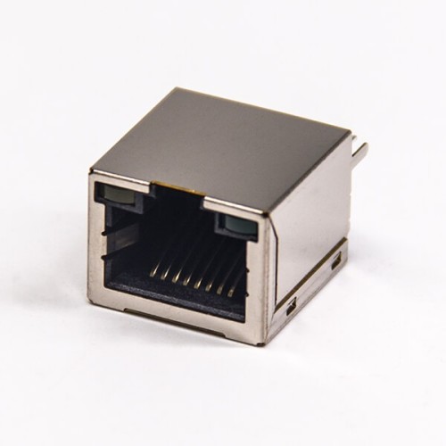 RJ45 Straight Socket Moduler Ethernet Network Connector DIP Type with LED RJ45 Straight Socket Moduler Ethernet Network Connector DIP Type with LED