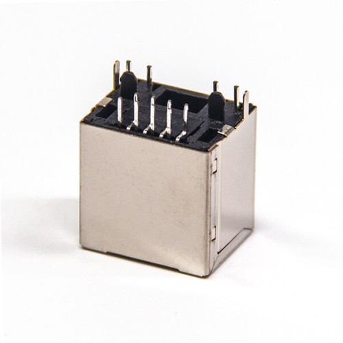 RJ45 Straight Socket Moduler Ethernet Network Connector DIP Type with LED RJ45 Straight Socket Moduler Ethernet Network Connector DIP Type with LED