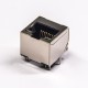 RJ45 Straight Through Connector Single Port 8P8C DIP Type for PCB Mount with LED RJ45 Straight Through Connector Single Port 8P8C DIP Type for PCB Mount with LED