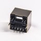 RJ45 Straight Through Connector Single Port 8P8C DIP Type for PCB Mount with LED RJ45 Straight Through Connector Single Port 8P8C DIP Type for PCB Mount with LED