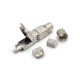 RJ45 Toolless Connector Shielded CAT6A RJ45 Butt Joint Plug RJ45 Toolless Connector Shielded CAT6A RJ45 Butt Joint Plug