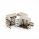 RJ45 Toolless Jack 180 Degree Keystonge Jack Shielded CAT7 Network Module RJ45 Toolless Jack 180 Degree Keystonge Jack Shielded CAT7 Network Module