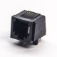RJ45 Unshielded Black Plastic Shell 90 Degree Socket Through Hole without LED 20pcs RJ45 Unshielded Black Plastic Shell 90 Degree Socket Through Hole without LED 20pcs