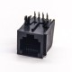 RJ45 Unshielded Black Plastic Shell 90 Degree Socket Through Hole without LED RJ45 Unshielded Black Plastic Shell 90 Degree Socket Through Hole without LED