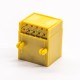 RJ45 Unshielded Connector Yellow Plastic Shell 8p8c Through Hole for PCB Mount RJ45 Unshielded Connector Yellow Plastic Shell 8p8c Through Hole for PCB Mount