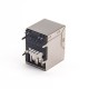 RJ45 with LED Connector Right Angled Through Hole with USB Port Shielded Jack 20pcs RJ45 with LED Connector Right Angled Through Hole with USB Port Shielded Jack 20pcs