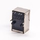 Shielded Right Angle RJ45 Modular Connector with LED Through Hole PCB Mount Shielded Right Angle RJ45 Modular Connector with LED Through Hole PCB Mount