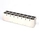 Shielded RJ45 Connector Jack 2x8 16-Port for Gigabit PoE+ With LEDs Shielded RJ45 Connector Jack 2x8 16-Port for Gigabit PoE+ With LEDs