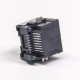 Shielded RJ45 Coupler Ethernet Netword Socket Straight Plastic 1 Port SMT Type Shielded RJ45 Coupler Ethernet Netword Socket Straight Plastic 1 Port SMT Type