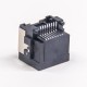 Shielded RJ45 Coupler Ethernet Netword Socket Straight Plastic 1 Port SMT Type Shielded RJ45 Coupler Ethernet Netword Socket Straight Plastic 1 Port SMT Type