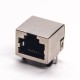Single Port RJ45 Connector LAN Shielded Jack 8p8c Through Hole with EMI Single Port RJ45 Connector LAN Shielded Jack 8p8c Through Hole with EMI