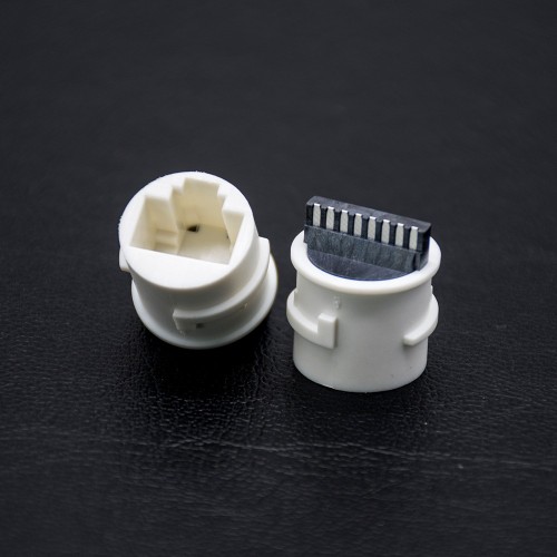 Solder RJ45 Waterproof Communication Rectangular Interface Injection Camera Tail line Network Socket Solder RJ45 Waterproof Communication Rectangular Interface Injection Camera Tail line Network Socket
