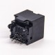 Straight RJ45 Unshielded Plastic Black Through Hole PCB Mount 8P8C Straight RJ45 Unshielded Plastic Black Through Hole PCB Mount 8P8C