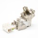 Toolless RJ45 Jack Straight CAT6 Shielded Keystone Jack Module Socket Toolless RJ45 Jack Straight CAT6 Shielded Keystone Jack Module Socket