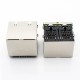 USB RJ45 Connector Dual Shield Socket Female With Shrapnel and LED USB RJ45 Connector Dual Shield Socket Female With Shrapnel and LED