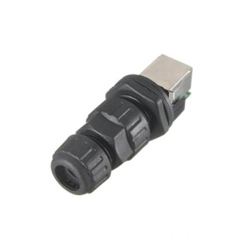 Waterproof Connector RJ45 IP68 10mm Hole 8 Core Network Female Connector with PCB Board Waterproof Connector RJ45 IP68 10mm Hole 8 Core Network Female Connector with PCB Board