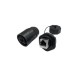 Waterproof RJ45 Connector Femle to Female Panel Mount Combo Cap 5pcs Waterproof RJ45 Connector Femle to Female Panel Mount Combo Cap 5pcs