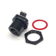 Waterproof rj45 Connector Right Angle PCB Mount Front Mount Through Hole Waterproof rj45 Connector Right Angle PCB Mount Front Mount Through Hole