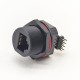Waterproof rj45 Connector Right Angle PCB Mount Front Mount Through Hole Waterproof rj45 Connector Right Angle PCB Mount Front Mount Through Hole