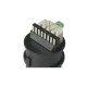 Waterproof RJ45 Tail Line Connector Flat Terminal Black with LED Light Camera Network Wire Solder Socket Waterproof RJ45 Tail Line Connector Flat Terminal Black with LED Light Camera Network Wire Solder Socket