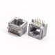RJ50 10P10C Right Angled Gray Plastic Modular Connector Unshielded without LED RJ50 10P10C Right Angled Gray Plastic Modular Connector Unshielded without LED