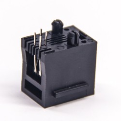 4P4C Couplereth Etherrnet Network Modular Connector Unshielded Through Hole
