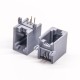 RJ9 4P4C Socket Modular Network Connector Right Angled Through Hole RJ9 4P4C Socket Modular Network Connector Right Angled Through Hole