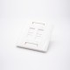 4 Port RJ45 Faceplate 86*86MM Type Unshield Network Panel 4 Port RJ45 Faceplate 86*86MM Type Unshield Network Panel