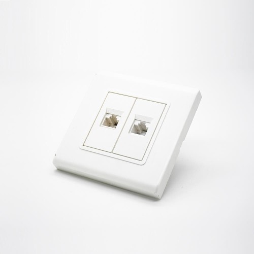 86 Network Panel 2 Hole Jack RJ45 Interface Unshield Network Module Computer Socket 86 Network Panel 2 Hole Jack RJ45 Interface Unshield Network Module Computer Socket