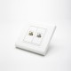 86 Network Panel 2 Hole Jack RJ45 Interface Unshield Network Module Computer Socket 86 Network Panel 2 Hole Jack RJ45 Interface Unshield Network Module Computer Socket