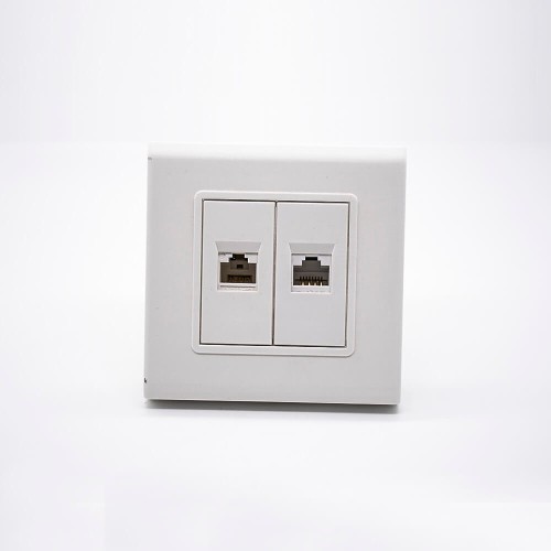 86 Network Panel 2 Hole Jack RJ45 Interface Unshield Network Module Computer Socket 86 Network Panel 2 Hole Jack RJ45 Interface Unshield Network Module Computer Socket