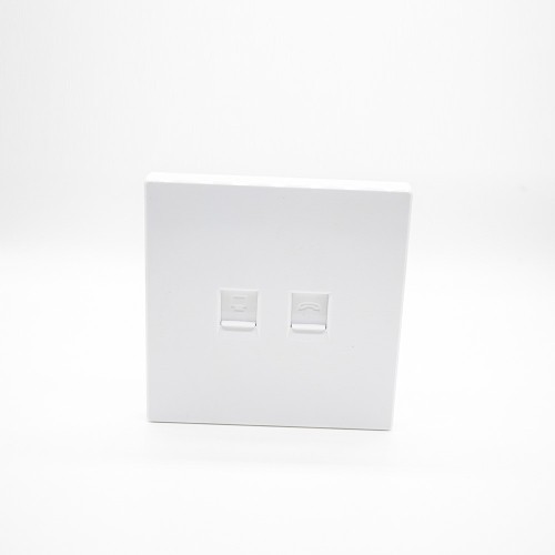 86 Network Panel 2 Hole Jack White Network Module Screw Fixing 86 Network Panel 2 Hole Jack White Network Module Screw Fixing