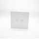 86 Network Panel 2 Hole Jack White Network Module Screw Fixing 86 Network Panel 2 Hole Jack White Network Module Screw Fixing