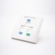 86 Panel White Plastic Unshield 3 Ports Telephone Network Interface Socket 86 Panel White Plastic Unshield 3 Ports Telephone Network Interface Socket