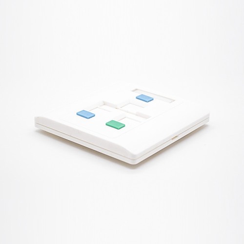 86 Panel White Plastic Unshield 3 Ports Telephone Network Interface Socket 86 Panel White Plastic Unshield 3 Ports Telephone Network Interface Socket