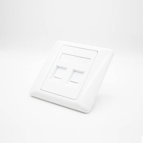 Information Panel 2 Holes Screw Fixing Network Module Panel White Information Panel 2 Holes Screw Fixing Network Module Panel White