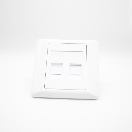 Information Panel 2 Holes Screw Fixing Network Module Panel White Information Panel 2 Holes Screw Fixing Network Module Panel White