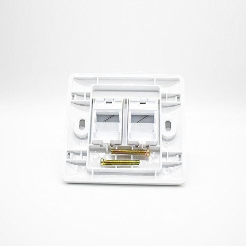 Information Panel 2 Holes Screw Fixing Network Module Panel White Information Panel 2 Holes Screw Fixing Network Module Panel White